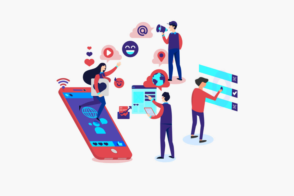 digital marketing services illustration