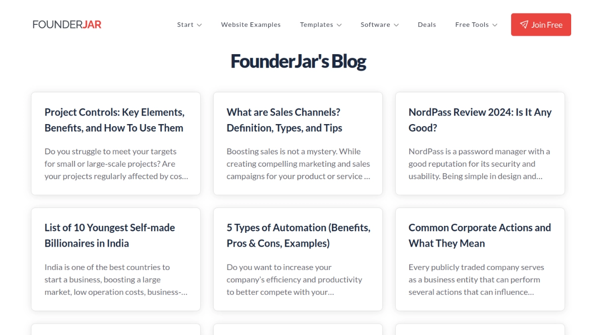 FounderJar’s Blog