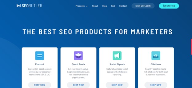 SEOButler website