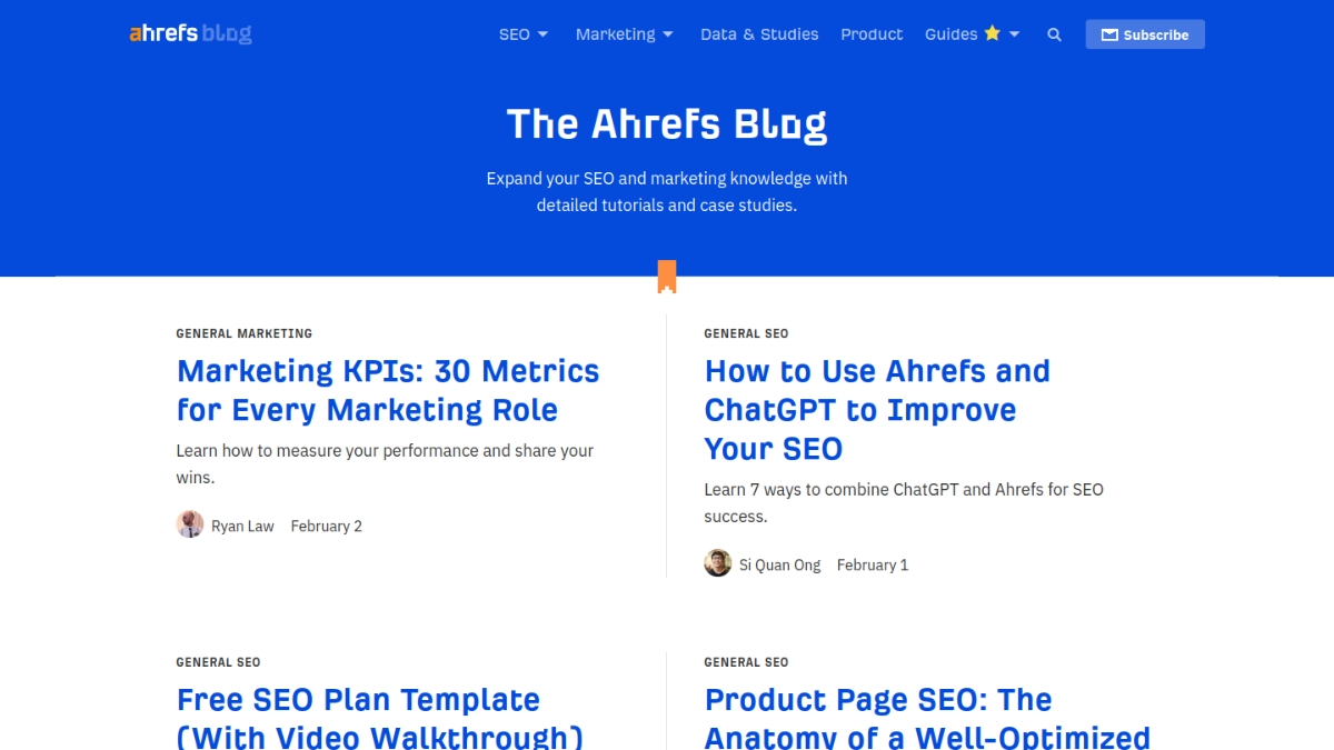 The Ahrefs Blog