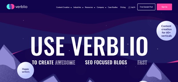 Verblio website